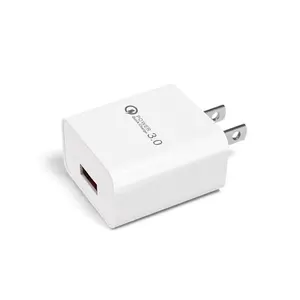 Ricarica rapida porta USB 3.0 EU US Plug Qc caricabatterie per telefono ricarica rapida adattatore per caricabatterie Usb 5v 3a alta qualità