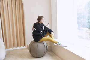 Boule assise de 65cm pour le bureau, la maison, le Pilates, le yoga avec couvercle pour la maison et les bureaux - Product Image 5