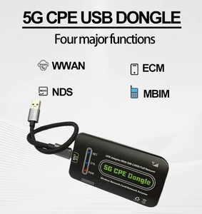 Clé 5G CPE Carte réseau USB Page Web Backend à Commandes IMEl Modification Verrouillage de bande Clé de qualité industrielle avec carte SIM - Product Image 3