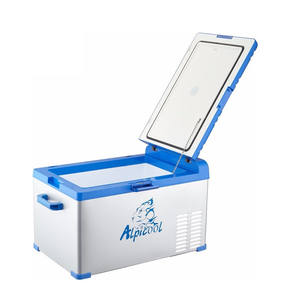 12V 24V Portable <span class=keywords><strong>Mini</strong></span> Frid Congélateur 25L Capacité Réfrigérateur De Voiture Avec Compresseur De Refroidissement En Plastique De Refroidissement Efficace - Product Image 1