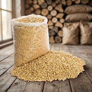 Briquettes de charbon de bois dur blanc (pellets de bois) avec 99 % de cendres et 200 J de calories pour barbecue - Prix avantageux BH - Product Image 2