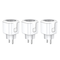 Prise intelligente Tuya Zigbee EU 16A 3800W avec surveillance de la consommation, contrôle à distance par application pour Android/iOS – Vente Flash