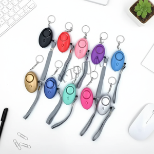 Mini alarme personnelle d'urgence 120 dB, dispositif électronique de sécurité, lampe de défense personnelle, porte-clés en plastique pour femmes, enfants et personnes âgées - Product Image 1
