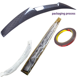 For A5 B8 B8.5 2Door Coupe 8T3 M4 Style Honeycomb Carbon Fiber Rear Spoiler Trunk Wing 2007-2017 - Product Image 6