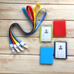 Porte-cartes d'identité personnalisés de haute qualité avec impression de logo, cordon de cou robuste pour badge d'identification avec design de logo sur mesure - Product Image 2