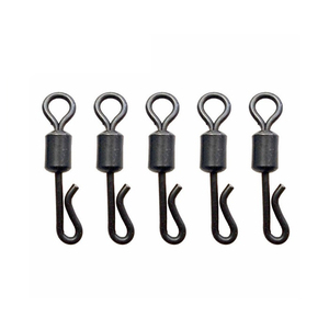 Accessoires de pêche à la <span class=keywords><strong>carpe</strong></span> pivot allongé en forme de Q noir mat 4 #, 7 #, 12 # - Product Image 2