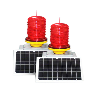 Pista Nav <span class=keywords><strong>Led</strong></span> Aircraft Powered Navigation Telecom Advertencia Obstrucción de batería Luz de aviación <span class=keywords><strong>solar</strong></span> baja para grúa torre - Product Image 3