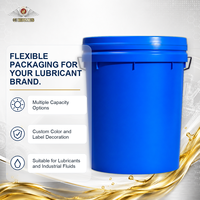 Cubo de Plástico Vacío para Envasado de Lubricantes 13L / 16L / 18L / 20L, Color Personalizado, OEM, Marca Privada