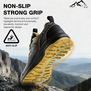 <span class=keywords><strong>Scarpe</strong></span> Unisex per Escursionismo e <span class=keywords><strong>Trail</strong></span> <span class=keywords><strong>Running</strong></span>, Impermeabili, Leggere, in Pelle Scamosciata e Mesh, con Lacci Classici, per Tutte le Stagioni - Product Image 3