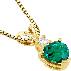 CAOSHI OEM-Colliers de haute qualité en forme de cœur avec pendentif plaqué or pour femmes - Product Image 2