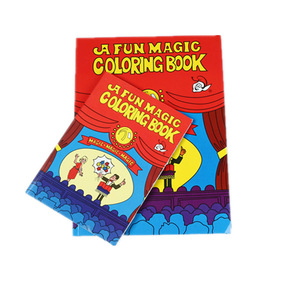 Un divertido libro de colorear mágico de tamaño mediano para niños, libro de actividades de aprendizaje temprano con trucos de magia y dibujos animados. - Product Image 1