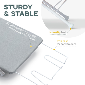 Factory Hot Sale Small Ironing Board Tabletop Compact With Iron Rest Foldable Ironing Clothes Rack Iron Pad Board - Product Image 2