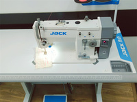 Nouvelle machine à coudre à point droit zigzag à aiguille simple Jack 20U pour coudre des matériaux en coton, polyester et nylon