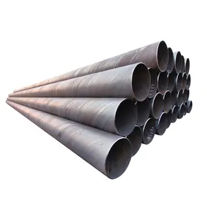 API 5L Kohlenstoffs tahl mit großem Durchmesser Spiral geschweißtes SSAW-Stahlrohr Wasserkraft Pen stock Flachstahl produkte zum Verkauf