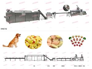 Línea de Producción de Golosinas para Perros con Formas Personalizadas |   Máquina Extrusora de Golosinas para Mascotas, Equipo para Hacer Snacks de Hueso Crudo para Perros - Product Image 5