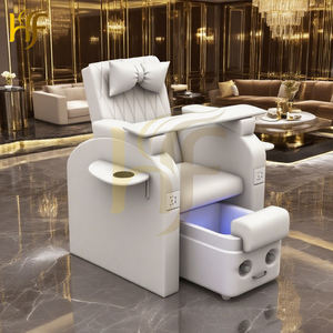 Wasseranschlussfreier Pediküre-Stuhl mit <span class=keywords><strong>Massage</strong></span>, elektrisches Beauty-Fußmassagegerät, Fußbad, multifunktionaler verstellbarer Pedikürsessel - Product Image 2