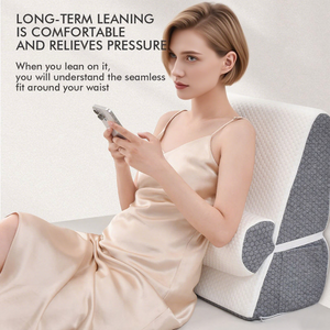 Almohada de Espuma Viscoelástica Premium con Soporte Ergonómico <span class=keywords><strong>para</strong></span> el Cuello, <span class=keywords><strong>para</strong></span> <span class=keywords><strong>Leer</strong></span>, Trabajar, <span class=keywords><strong>Dormir</strong></span>, Alivio del Reflujo Ácido y Dolor de Espalda - Product Image 4