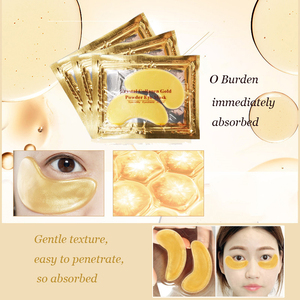 Parches de Belleza para Ojos, Ojeras y Acné, Cuidado de la Piel de los Ojos, Cosméticos Coreanos, Lámina de Cristal Dorado, Crema Dorada para el Cuidado de la Salud - Product Image 4