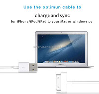 Cable de Carga USB TPE de Alta Calidad de 1M y 30 Pines con Malla Interior Protectora y Conductor de Cobre Estañado, Molde Privado para iPhone 3GS/3G/4/4S