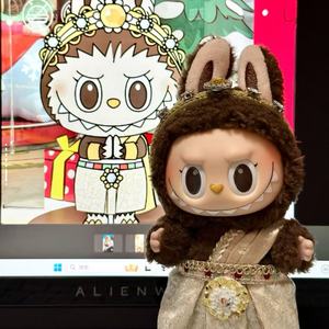 100% ต้นฉบับแท้ลายป๊อปมาร์ท labubu ขอให้คุณโชคดี-จี้กำมะหยี่ไวนิลเวอร์ชันประเทศไทย - Product Image 5