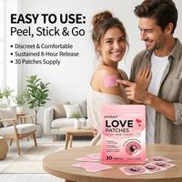 Nouveauté HODAF : Patchs d'amour en forme de cœur pour la vitalité et le désir – Soutien au bien-être corporel