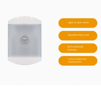 Lampe LED rechargeable pour placard, sans fil, télécommandée, à intensité variable, avec détecteur de mouvement PIR, de luxe, à angle droit, pour armoire, à induction