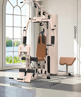 Equipo de Gimnasio Multifuncional de Acero para el Hogar para Entrenamiento de Brazos y Musculación - Entrenador Completo para Pecho, Espalda, Bíceps y Tríceps