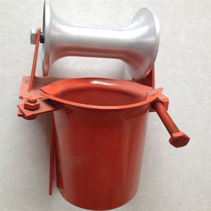 Guías de rodillos de bloqueo dividido 80mm 100mm Rodillo de <span class=keywords><strong>cable</strong></span> de conducto con un solo rodillo - Product Image 5