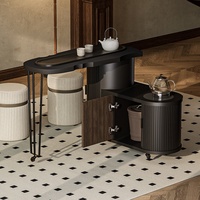 Table basse rétractable tout-en-un Normcore moderne et chic Mobilier design simple pour la maison Chariot à thé Salon