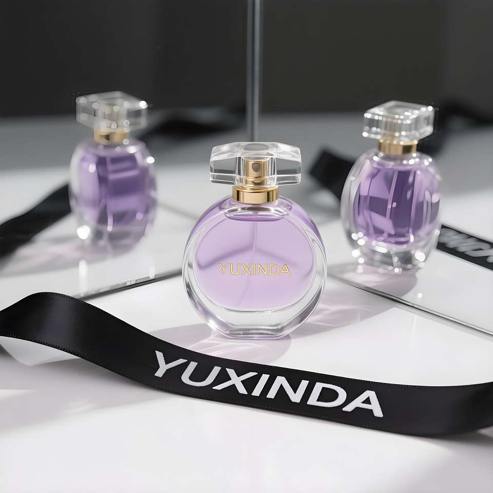 Custom Label 30 ml 50 ml 100 ml Empty Luxury Clear Cosmetic Packaging Glass Spray Perfume Bottle with Box