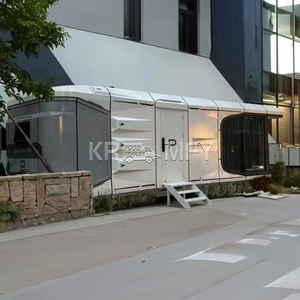 Maison conteneur préfabriquée modèle K5 en structure légère en acier pour les vacances, maisons modernes en verre, maison-capsule, commerce - Product Image 3