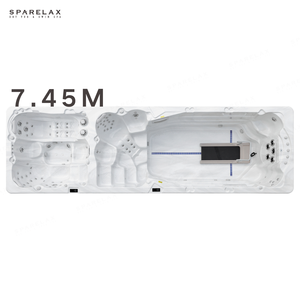 Caminadora Subacuática para Spa, Entrenamiento de Bajo Impacto, Caminadora Subacuática de 7.45m, Spa Exterior, Jacuzzi, Piscina de Natación - Product Image 1