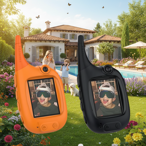 วอล์คกี้ทอล์คกี้ จอแสดงผลความละเอียดสูงขนาด 2.0 นิ้ว หน้าจอใหญ่ ของเล่นกลางแจ้ง รองรับการโทรวิดีโอและโทร<span class=keywords><strong>ศัพท์</strong></span> ระยะการโทร 1,000 เมตร - Product Image 3