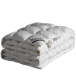 Original genuino 100% algodón acolchado ropa de cama edredón invierno lujo Hotel personalización edredón manta blanco edredón - Product Image 1