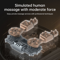 Machine de massage Shiatsu de luxe à roulettes avec pression d'air vibrante et télécommande sans fil, masseur de pieds à brancher