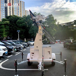 Năng lượng mặt trời cctv Trailer di động tháp giám sát 4 gam Wifi máy ảnh 4 gam Sim Thẻ 360 độ cho off-lưới an ninh trang trại trang trại giám sát - Product Image 3