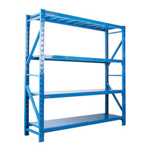 5-שכבה תעשייתית מתכת אחסון מדפים מתכוונן מחסן מרסק ארוך טווח אחסון המפעל מדפי פלדה - Product Image 2