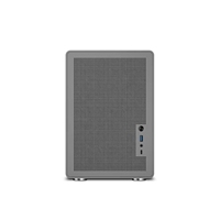 Boîtier d'ordinateur PC en verre personnalisé LY pour les joueurs, boîtier vide en alliage d'aluminium, tour moyenne MATX, mini ventilateur de refroidissement, produit en stock