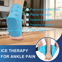 Meilleure Vente : Enveloppement de Cheville Glacé pour Thérapie par le Froid du Tendon d'Achille, Compresse de Gel Glacé pour la Fatigue du Pied, Favorise la Flexibilité, Soulage la Douleur au Talon