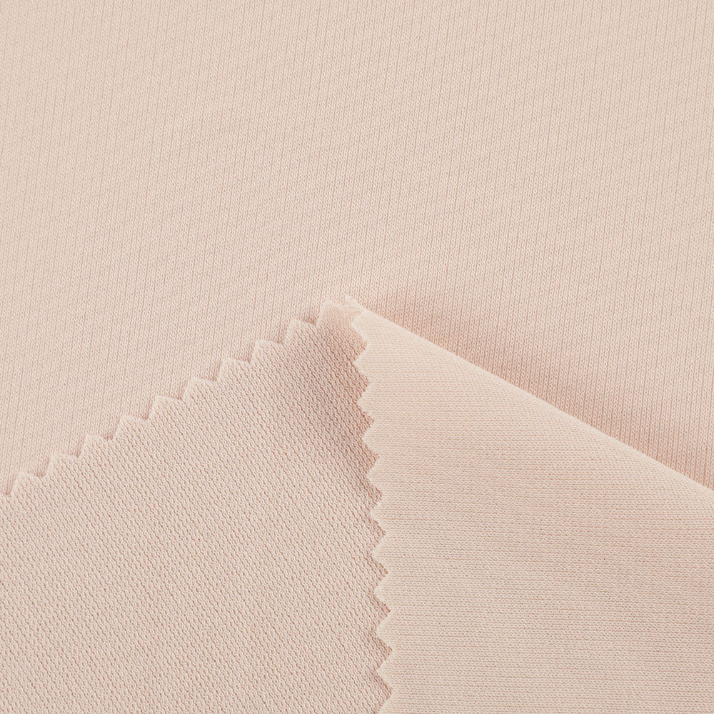 High quality wholesal interlock dyed jersey 200gsm knitting 100% polyester fabric for dress