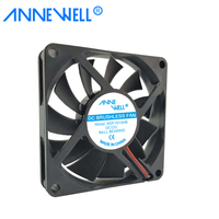 WDF7015 Refroidisseur silencieux de processeur pour ordinateur portable personnalisé 70x70x15mm 70mm 3pin 4pin DC Ventilateur de refroidissement dissipateur thermique 5V 12V 24V 48V pour ordinateur portable
