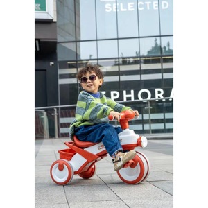 Children's Tricycle Pedal Bike Color Mix Plastic Rubber Wheels 2 To 4 Years Kids Ride On Toy With Music - Product Image 1
