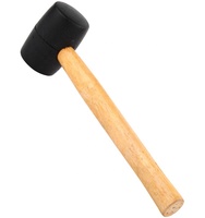 83033-C # Maillet 8oz Marteau Outils industriels populaires en bois Accessoires avec manche en bois Caoutchouc pour camping et randonnée