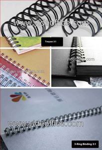 Machine à relier les anneaux en fer électrique Double bobine poinçonnage couteau à tirer 34 trous carré calendrier de bureau tendre lourd ET8707 <span class=keywords><strong>contrat</strong></span> - Product Image 3