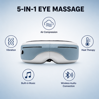 Masseur oculaire électrique tendance, recharge USB, compresse chaude, vibration, soulagement de la fatigue, appareil moderne de relaxation oculaire