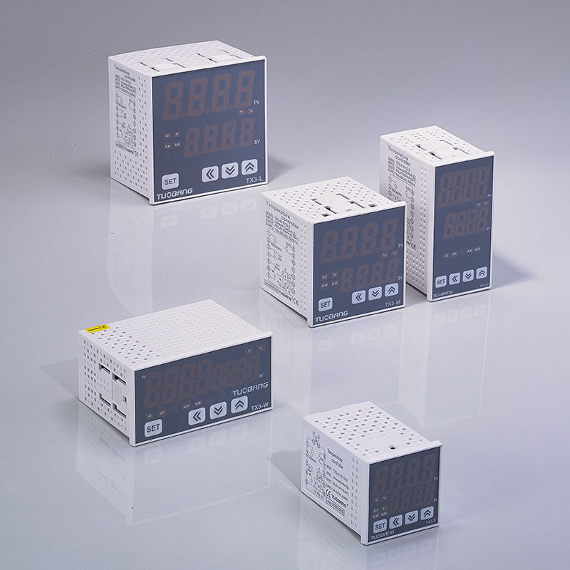 LED HD Display PID Thermostat TX3-S/M/H/L/W AB Relay/Solid State Output Two Alarm Industrial Smart Temperature OEM/ODM