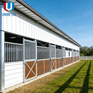 Establo para Vacas Lecheras de Estructura de Acero de Bajo Costo en China - Product Image 1