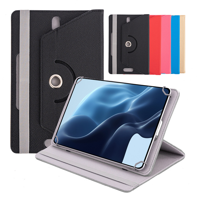 Customizable 7/8/9/10-Inch Premium Business Tablet Case with Secure Magic Strap Universal Protective Cover Professional Design