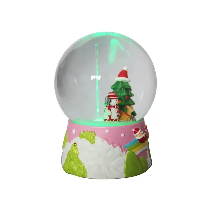 Regali di palle di neve fatti a mano globi di neve souvenir ornamento di lusso palla di neve globo di neve di natale personalizzato