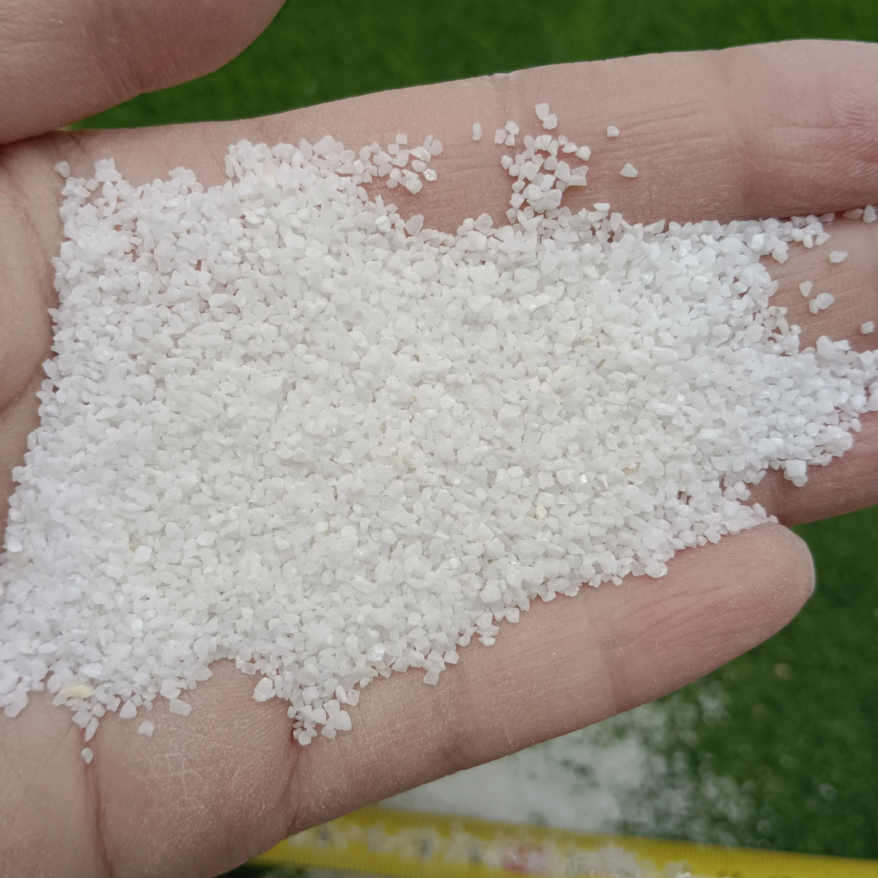 Wholesale High Purity SiO2 Low Iron Nature Quartz white sand silica sand white marble sand